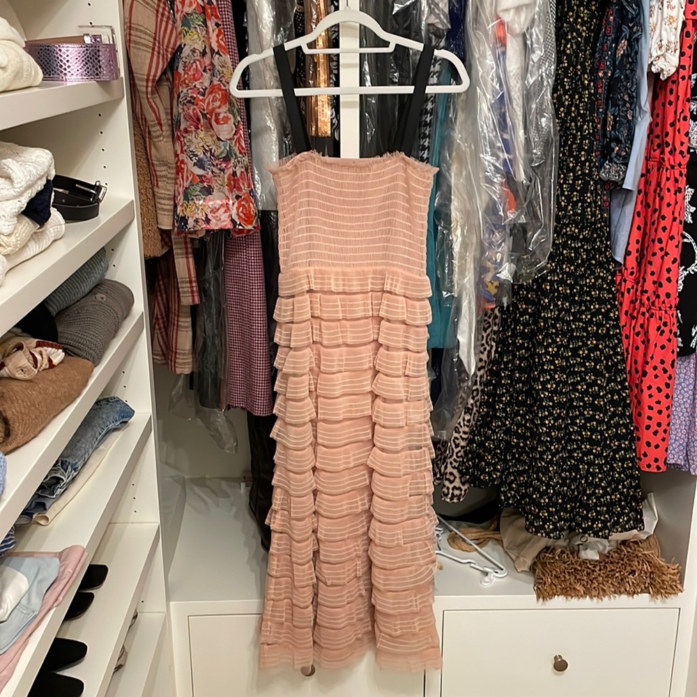 Red Valentino Blush tulle dress